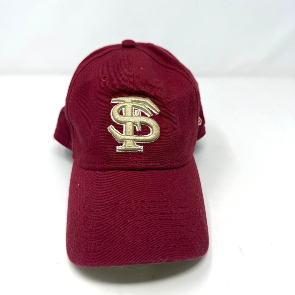 New Era 9TWENTY Florida State Seminoles FSU Women Adjustable Hat Garnet Red